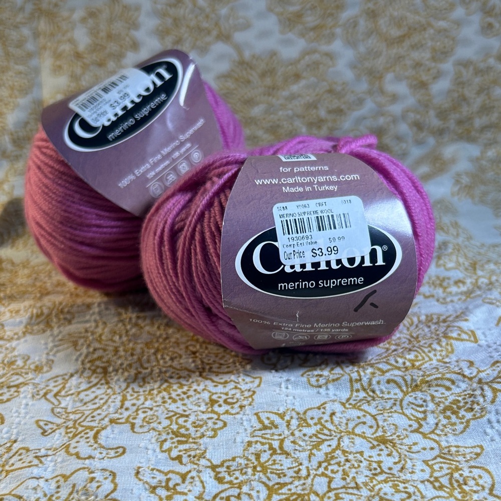 Cantonyarns Merino Supreme Pink Yarn
